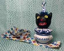 Load image into Gallery viewer, Kitty in a Cup Totem - Blue
