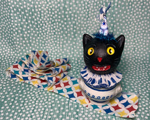 Load image into Gallery viewer, Kitty in a Cup Totem - Blue
