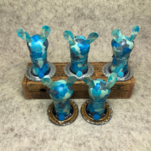 Load image into Gallery viewer, Stumpy Bunny - Blue Camouflage