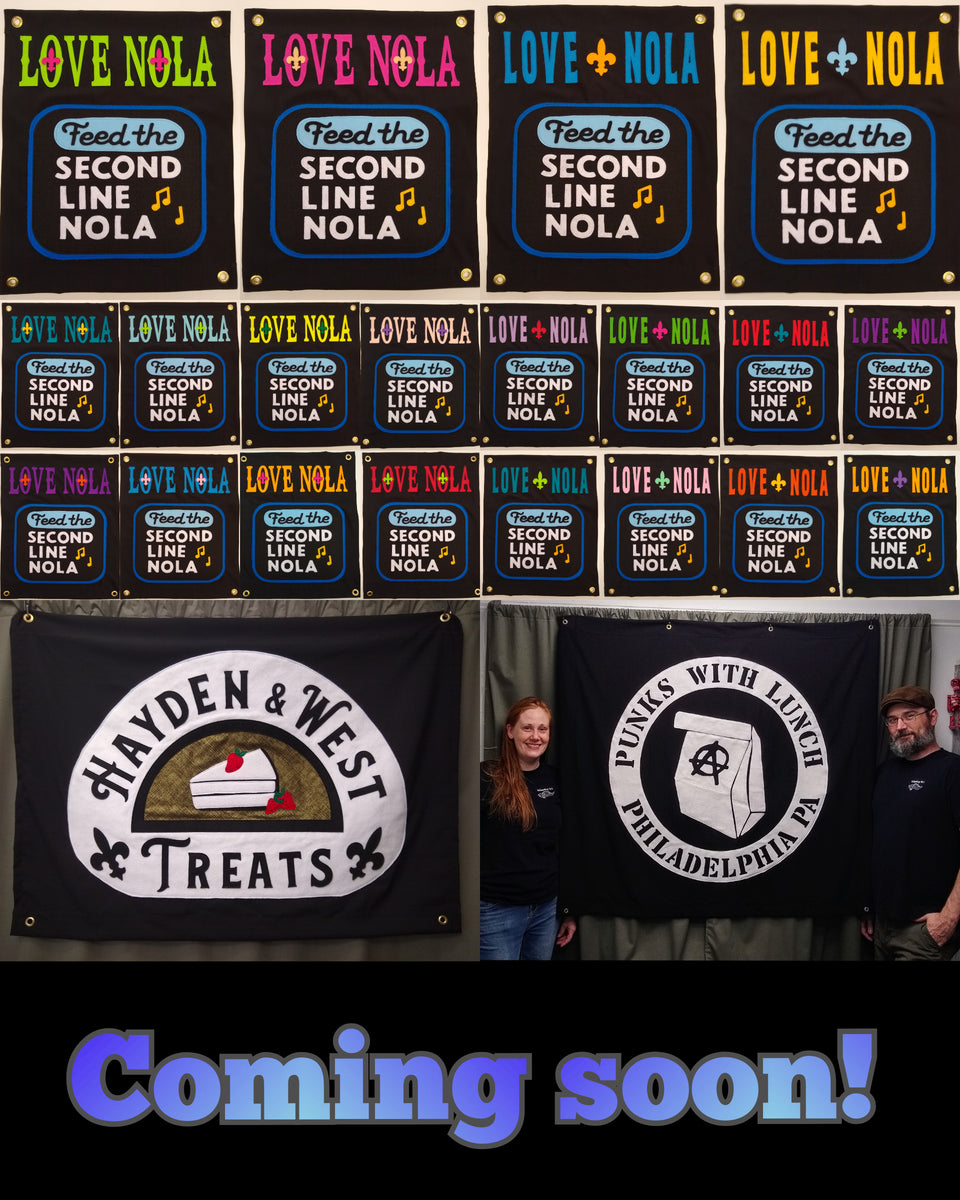 Custom Made Felt Banners Eelmonkey Art