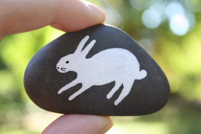 Rabbit Riverware Stone