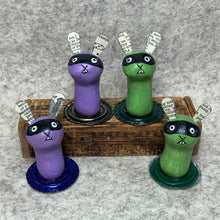Load image into Gallery viewer, Bandit Bunny - Purple/Green
