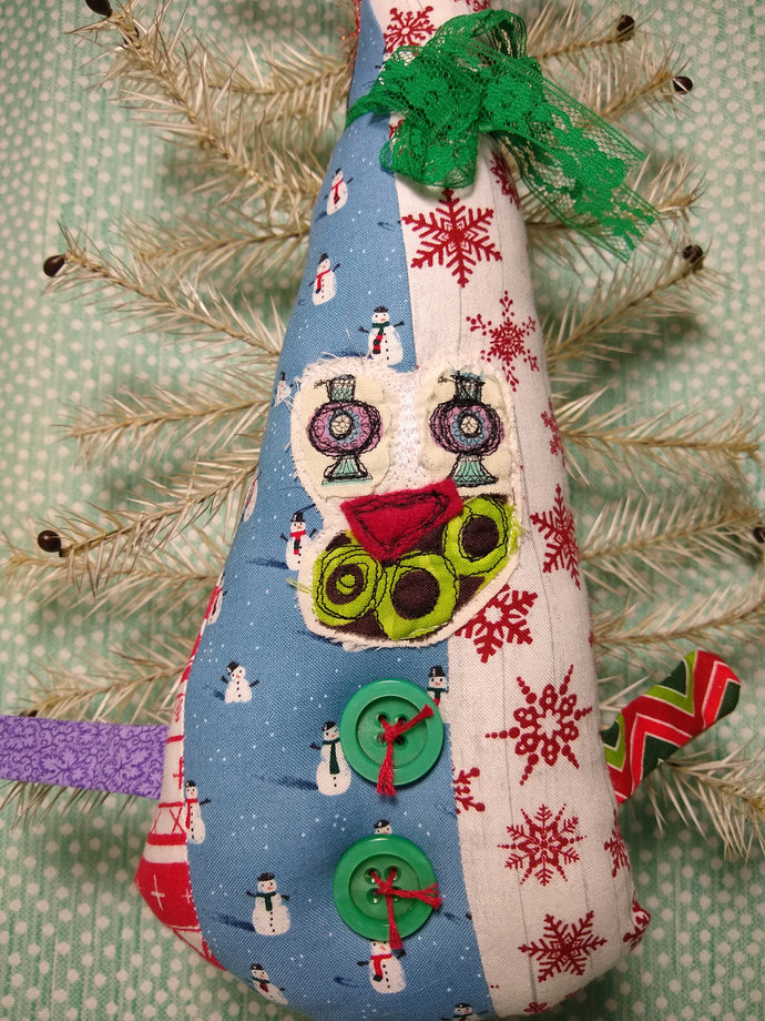 Upcycled Misfit Elf Doll 