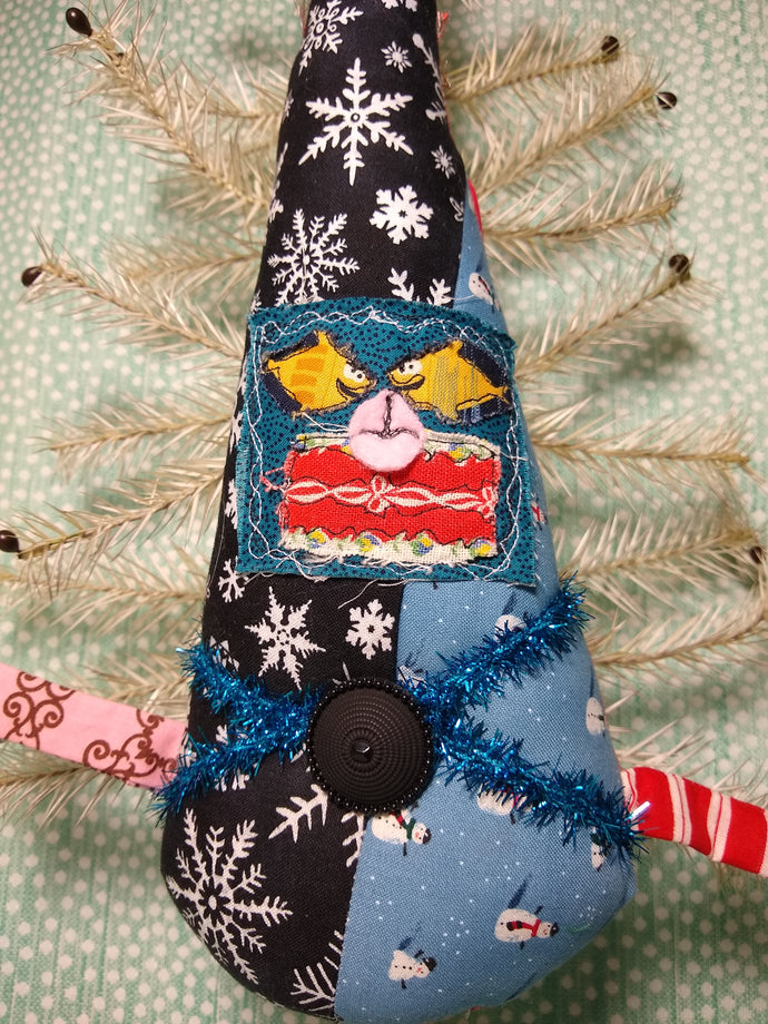 Upcycled Misfit Elf Doll 